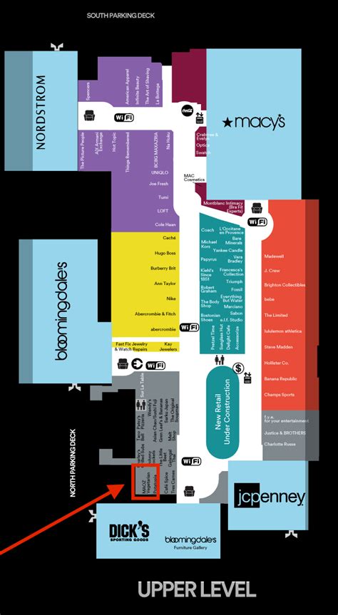 Future of MAP and its potential impact on project management Map of Roosevelt Field Mall